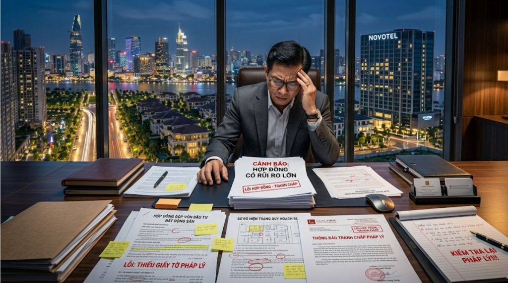 Rủi ro pháp lý đất góp vốn