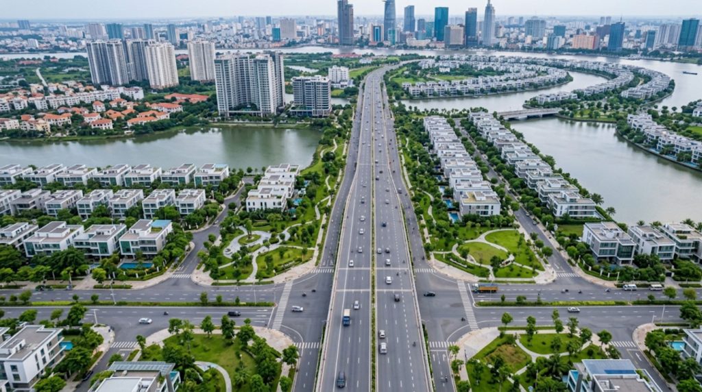 Đại lộ Mai Chí Thọ và khu Đông