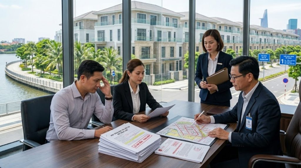 Nhiều khách hàng ưu tiên các sản phẩm đã hoàn thiện pháp lý tại Thạnh Mỹ Lợi.