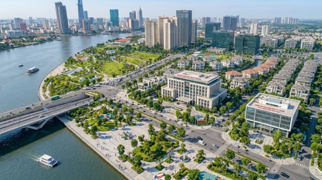 Trụ sở Ủy ban Nhân dân TP. Thủ Đức hoặc các cơ quan hành chính kế cận dự án Huy Hoàng