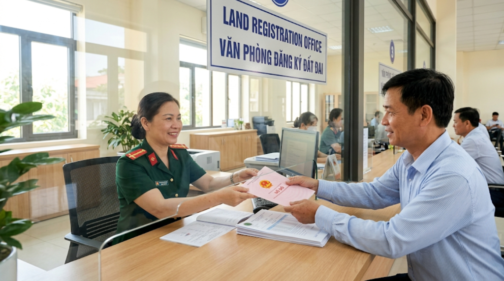 Quy trình nộp hồ sơ sang tên cần tuân thủ đúng các bước quy định của Văn phòng đăng ký đất đai.